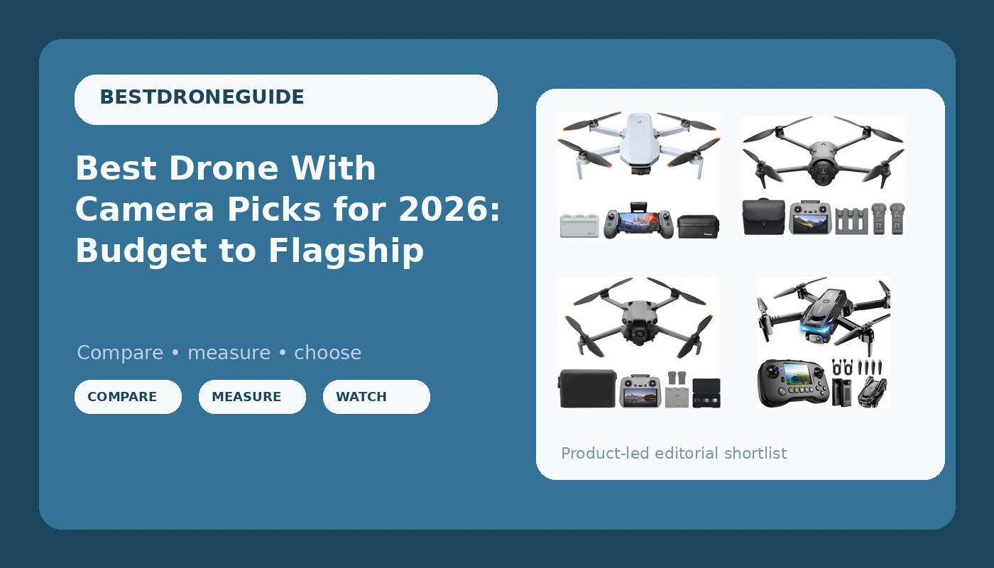 Best Drone With Camera Picks for 2026: Budget to Flagship