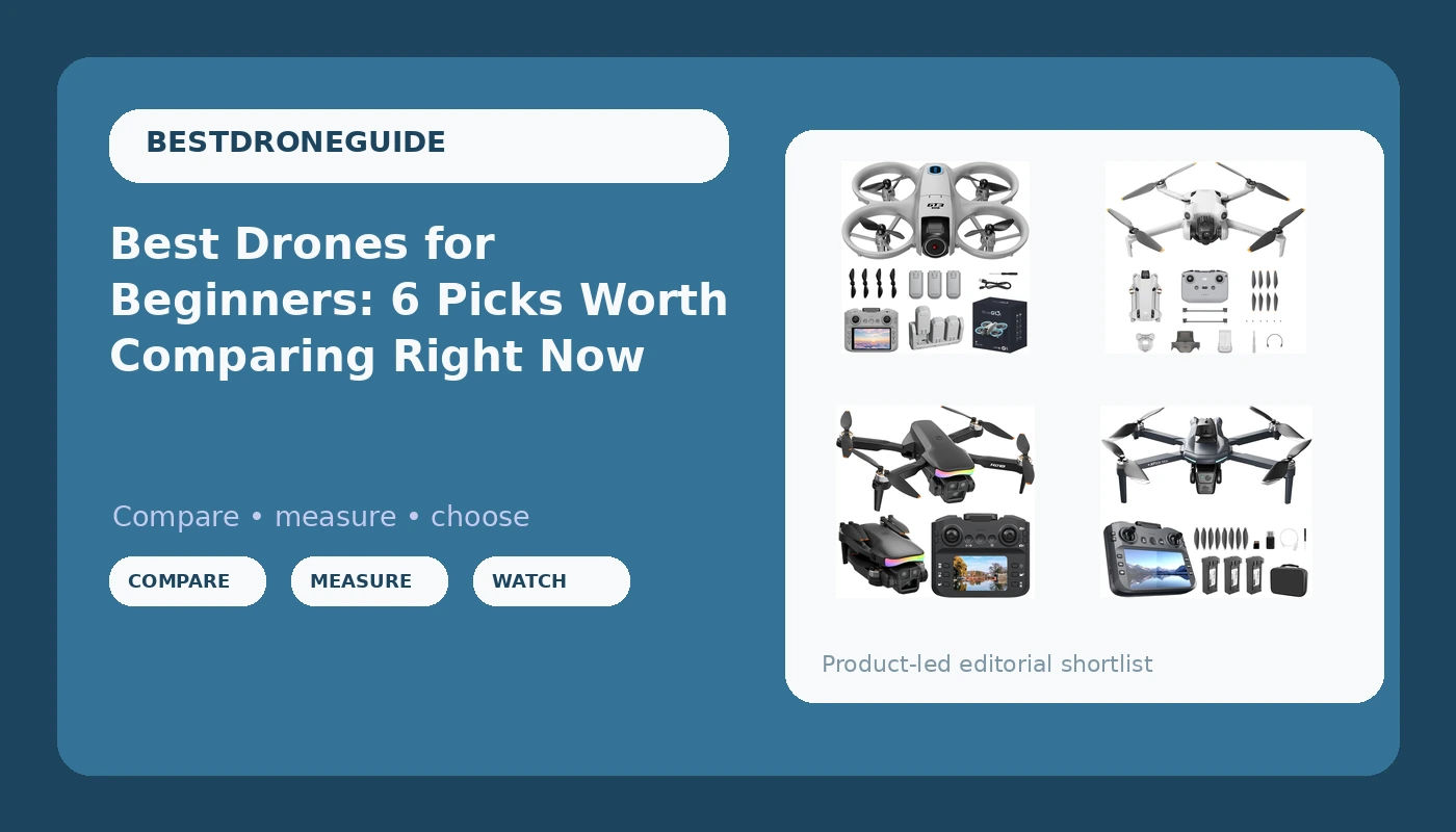Best Drones for Beginners: 6 Picks Worth Comparing Right Now