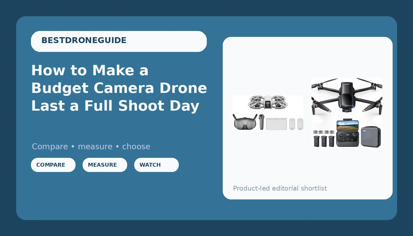 How to Make a Budget Camera Drone Last a Full Shoot Day