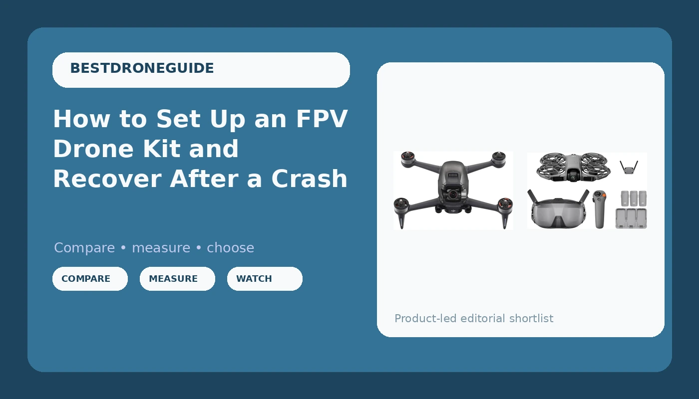 How to Set Up an FPV Drone Kit and Recover After a Crash