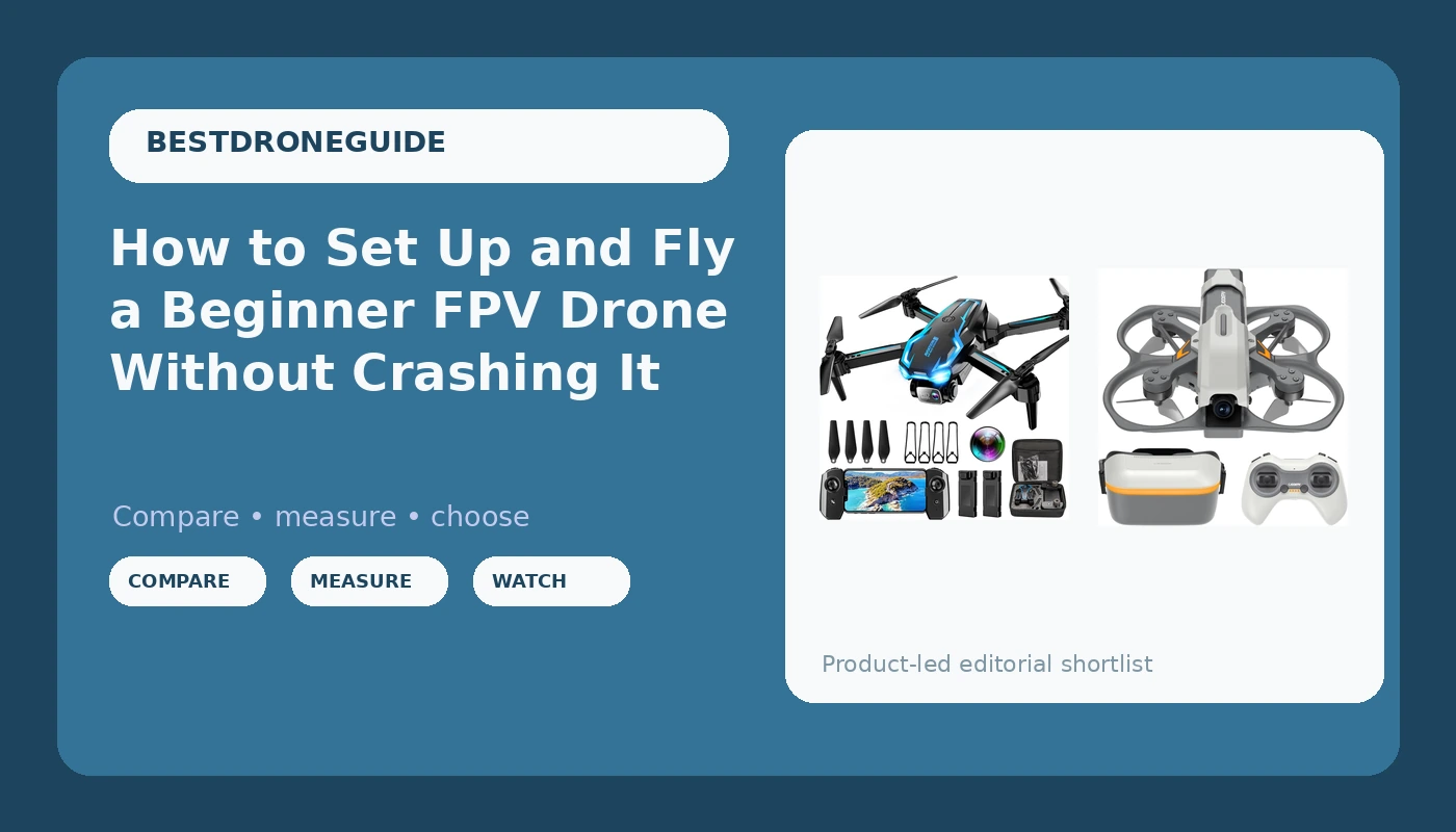 How to Set Up and Fly a Beginner FPV Drone Without Crashing It