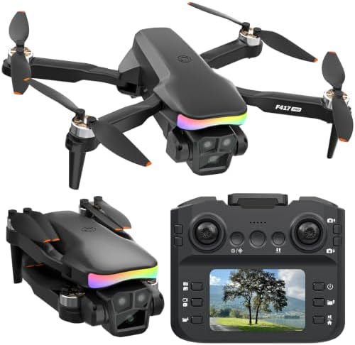 F417PRO FPV Drone with Camera, LCD Screen Remote Controller, Mini Brushless Drone Under 249g