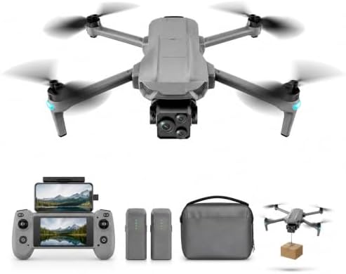 XT606 GPS Drone with Camera for Adults 4K EIS, Drone with 4.3" HD Screen
