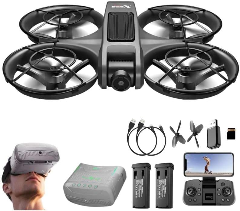 FPV Drone with Camera and VR Goggles for Adults, Brushless Quadcopter Kit