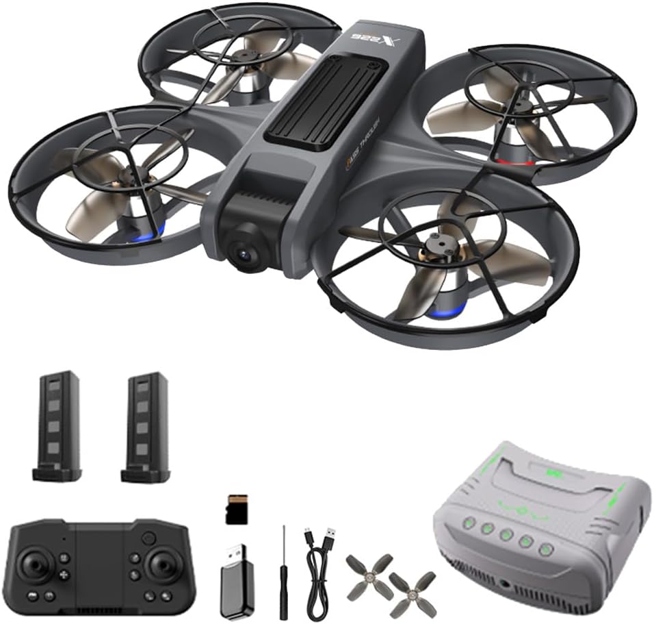 VR FPV Drone with Camera and VR Glasses for Adult Beginner, Brushless Motor